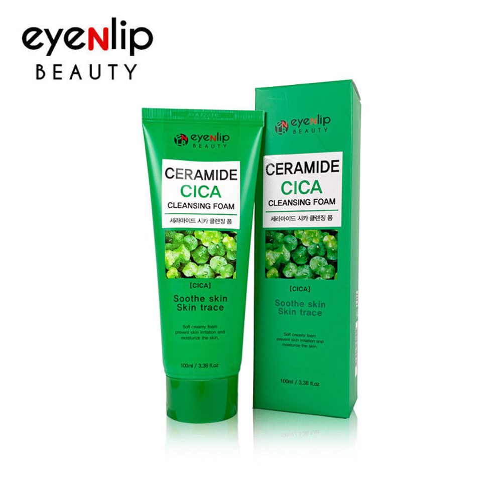 EYENLIP / Пенка для умывания с экстрактом центеллы CERAMIDE CICA, 100мл.