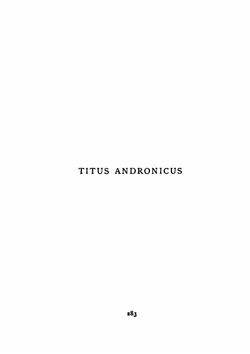 Titus Andronicus | Уильям Шекспир