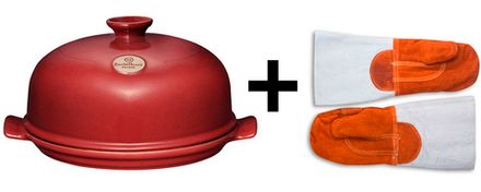 Набор Форма с куполом и рукавицы (Emile Henry и Matfer)