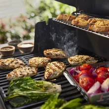 Газовый гриль Weber Genesis E-415, 4 горелки, чёрный