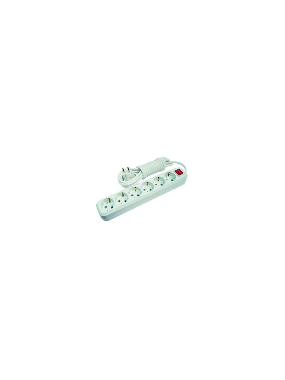 Удлинитель 6х5м с заземл. 16А IP20 с выкл. Makel MGP234