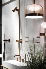 Смеситель удалённого управления Gessi316, цвет Copper Brushed PVD