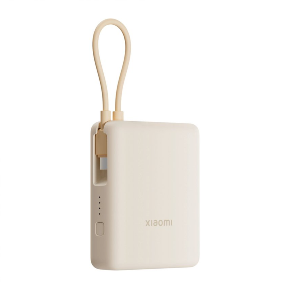 Внешний аккумулятор со встроенным кабелем Xiaomi 33W Power Bank (Integrated Cable) (10000 мА·ч) (версия Global), Дубовая кора
