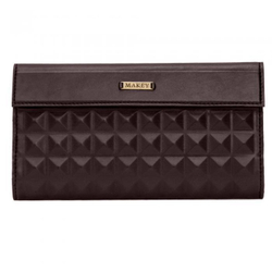 Портмоне «Геометрия». Цвет коричневый