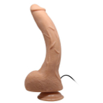 Телесный вибратор-гигант с выносным пультом 27см Baile Jack BW-008039Z