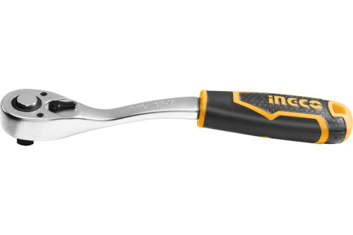 Трещоточный изогнутый ключ INGCO 1/2" INDUSTRIAL HRTH8412