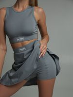 Юбка-шорты теннисная Paddel Tennis Game Gray