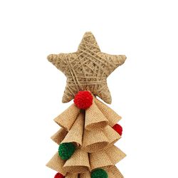 Декор новогодний Classics из джута и гофрированного картона из коллекции New Year Essential