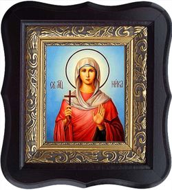 Ника Коринфская Святая мученица. Икона на холсте.