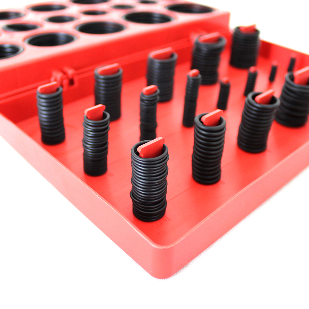 WDK-214042 Набор уплотнительных колец резиновых, черные, 419 шт.