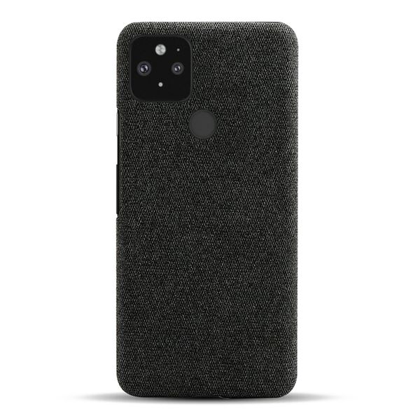 Тканевый чехол Coque Fabric Case для Google Pixel 4a (Черный)