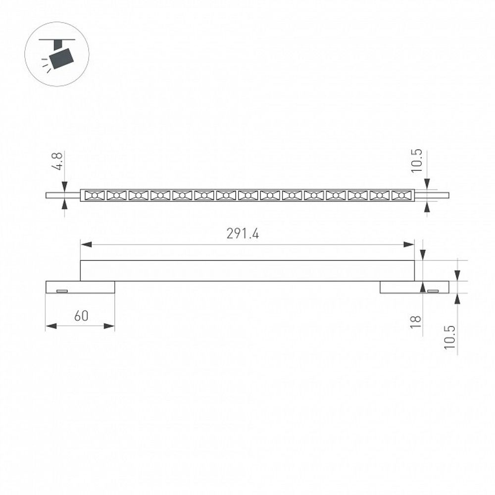 Накладной светильник Arlight MAG-MICROCOSM 043275