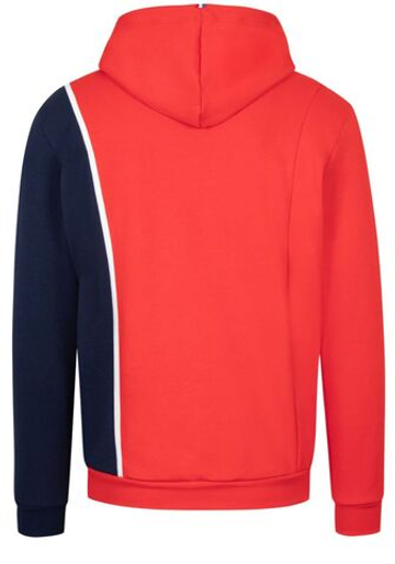 Мужская теннисная кофта Le Coq Sportif Saison 1 Hoody No.1 M - красный