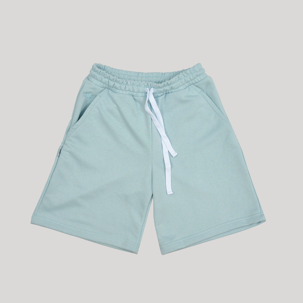 Wide Shorts LOGO Illusion Blue