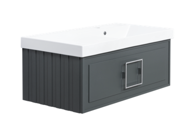 Тумба под раковину La Fenice Cubo Grigio серый 90 FNC-01-CUB-G-90