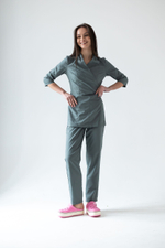 Блуза женская м288 Toray стретч шалфей