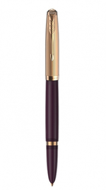 Перьевая ручка Parker 51 DELUXE PLUM GT, перо F