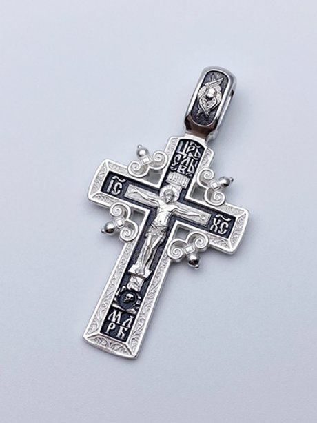 Крест из серебра/Частичное чернение