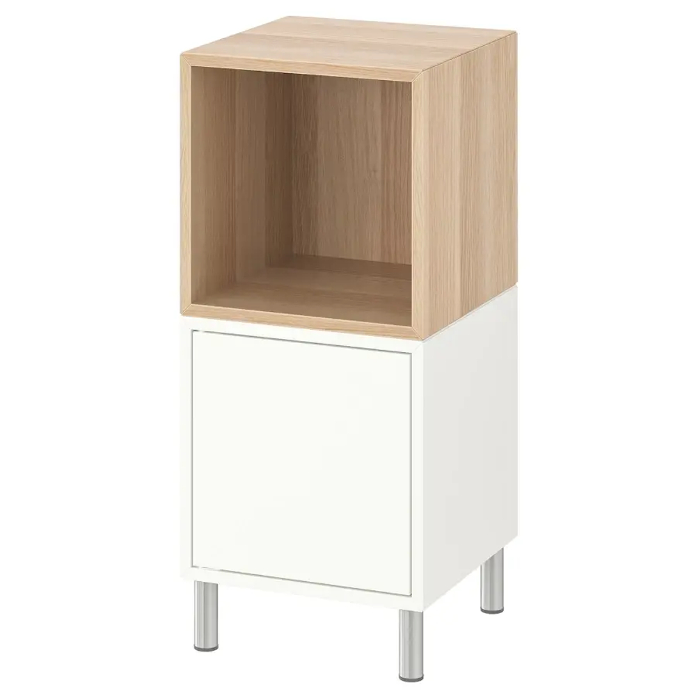 Комбинация для хранения - EKET IKEA/ЭКЕТ ИКЕА, 35x35x80, белый