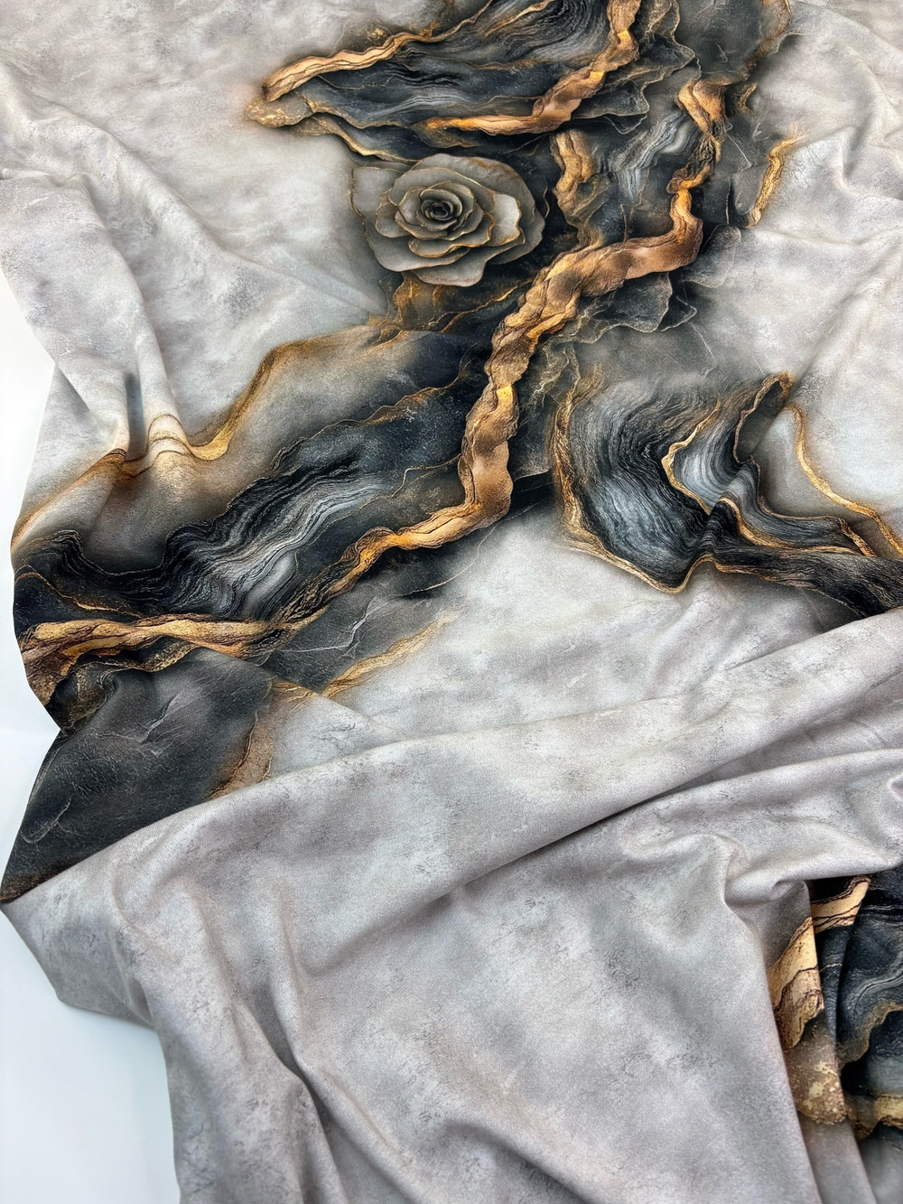 МРАМОРНЫЙ ЦВЕТОК - Кулирка с лайкрой, компакт пенье (ДЖ72 Маша)