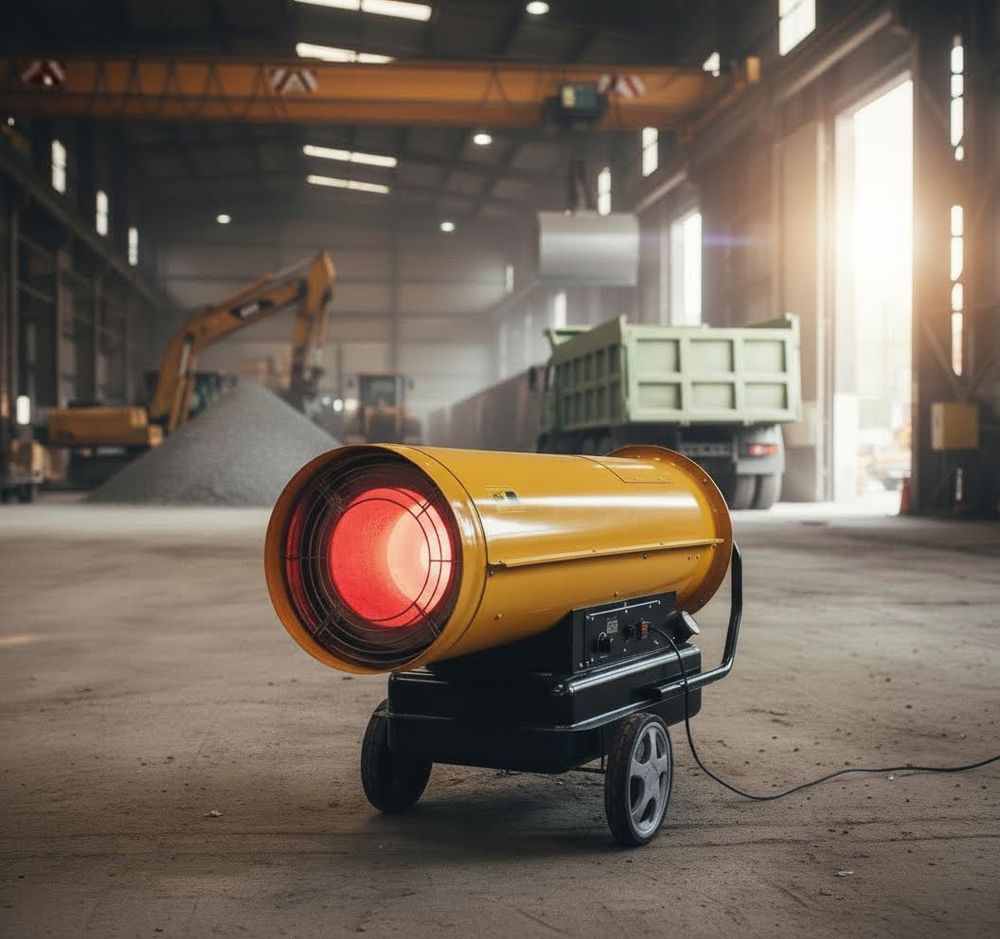 Тепловая пушка дизельная OURMASTER D 400 - прямого нагрева / 135 кВт / промышленная