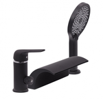 Смеситель GZ24033-C на борт ванны, чёрный матовый