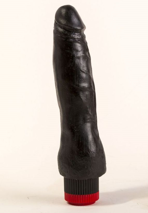 Вибратор-реалистик LOVETOY 410700 – чёрный, 17,5 см