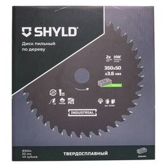 Диск пильный по дереву SHYLD 350х50мм 40Т (20360)