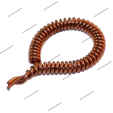 контактная пружина щеткодержателя кит. перфоратора с вертикальным двигателем Ø 10,5