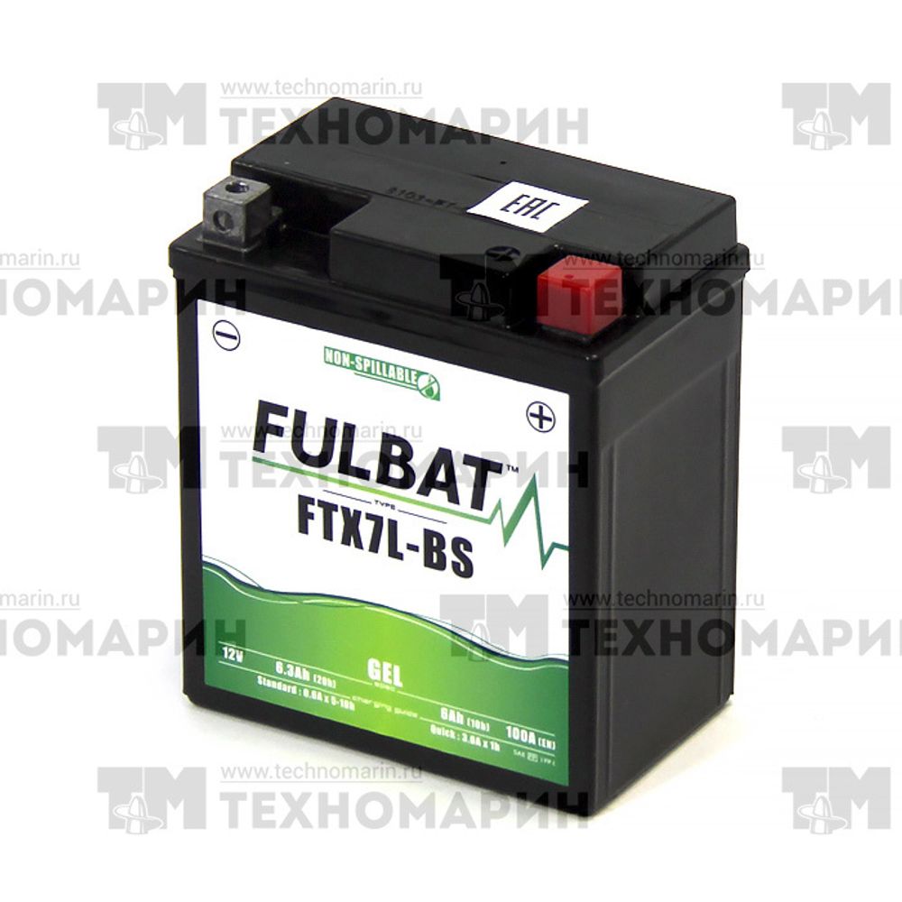 Аккумулятор гелевый FTX7L-BS-GEL (YTX7L-BS)