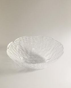 Zara Home салатник из стекла, цвет прозрачный, 16 см