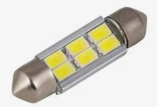 Светодиод 12V T11  6SMD   18*25мм  ПЛАТА  МАЯК