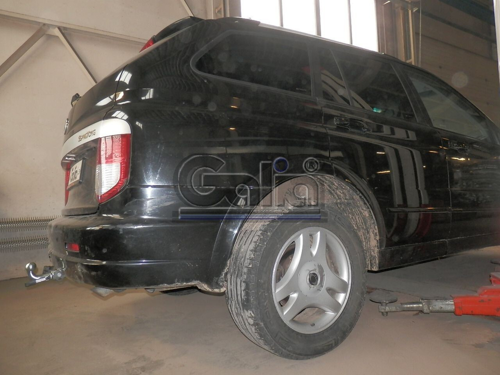 Фаркоп оцинкованный Galia S1096A для SSANG-YONG KYRON 2005-(паспорт и сертификат в комплекте)(без электрики)