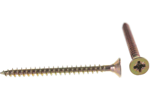 САМОРЕЗЫ СТРОЙБАТ УНИВЕРСАЛЬНЫЕ ЖЕЛТЫЕ 6,0Х70 4ШТ 3251