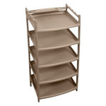 Этажерка для обуви "Rambai" 5 полок, 505х410х995 мм (серый)