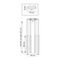 Комплект с подвесной люстрой Lightstar Tubo (574737+747437 (8шт) L8T747437