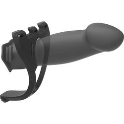 Универсальный полый страпон с удобным креплением унисекс Body Extensions™ - BE Bold - Black
