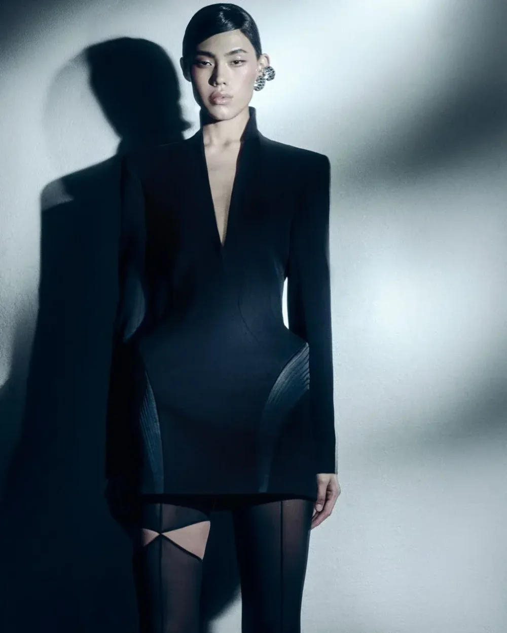 Лосины - чулки черные