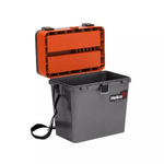 Ящик рыболовный зимний для хранения снастей серый/оранжевый