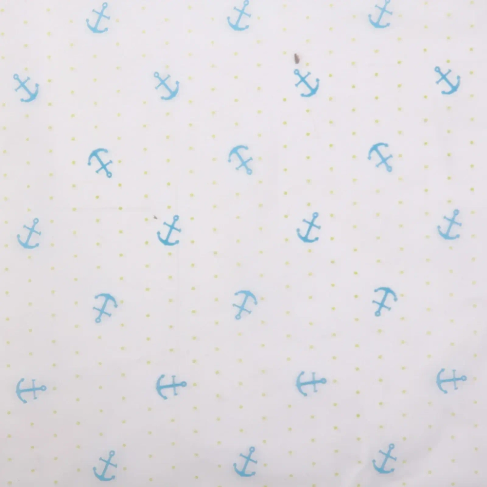 Дождевик-плащ 120 Мкрн 110*62см «Якорь» с капюшоном и завязками, на кнопках, ДоброСад