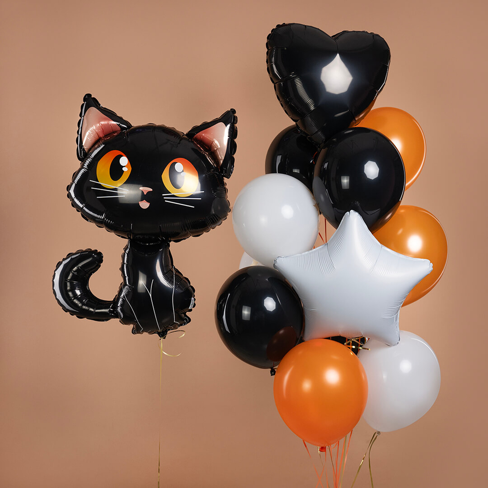 Шар Фигура Котенок черный