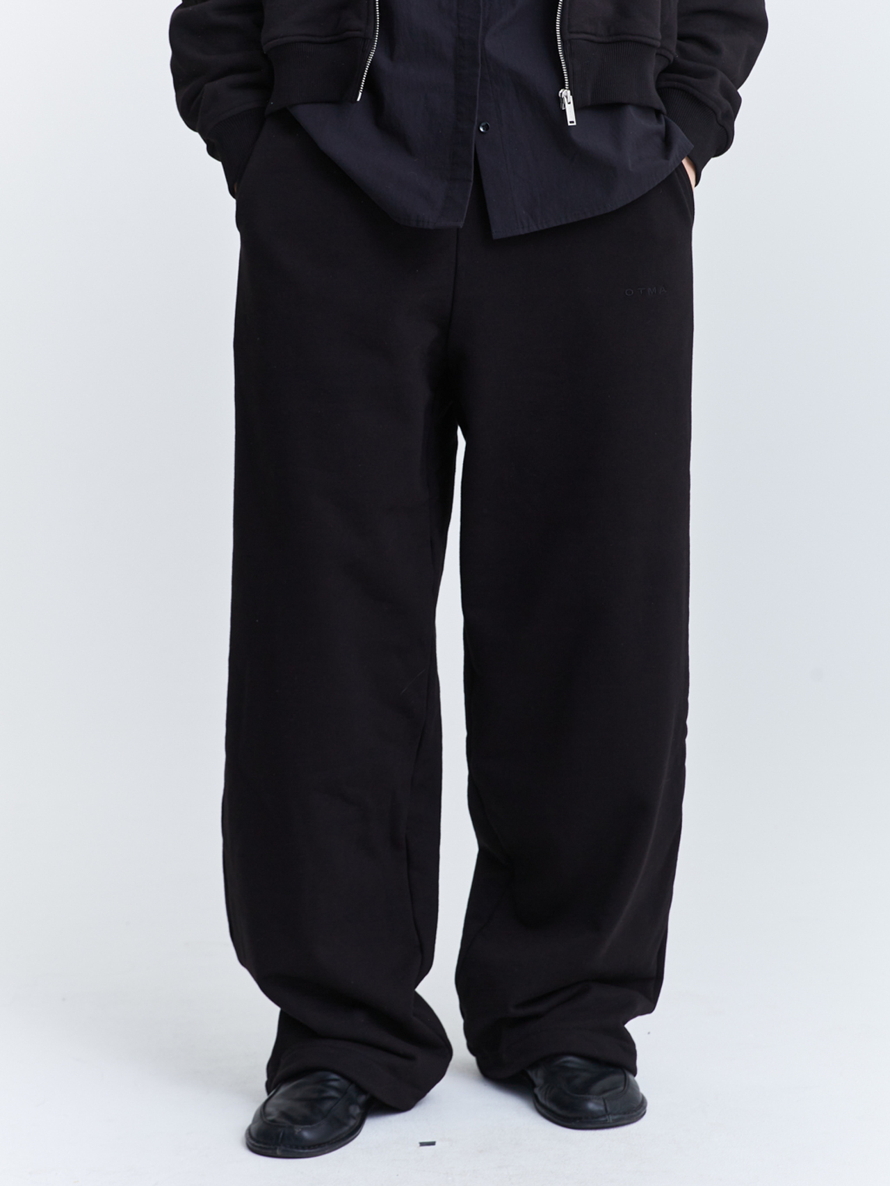 Брюки багги из футера