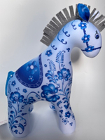 Игрушки-антистресс "Лошадка-Гжелка"