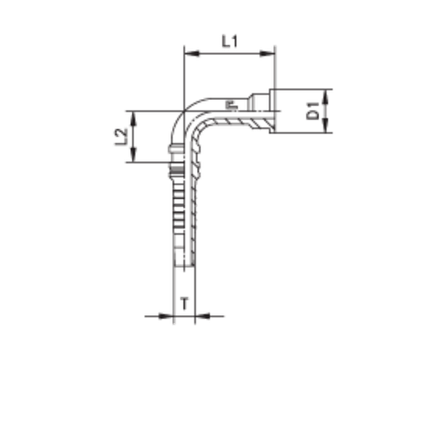 Фитинг DN 32 SFS 1.1/2 63.5 (90) Interlock