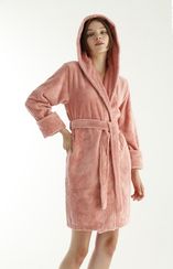 Халат женский махровый  Artemida 8665 пудра NUSA