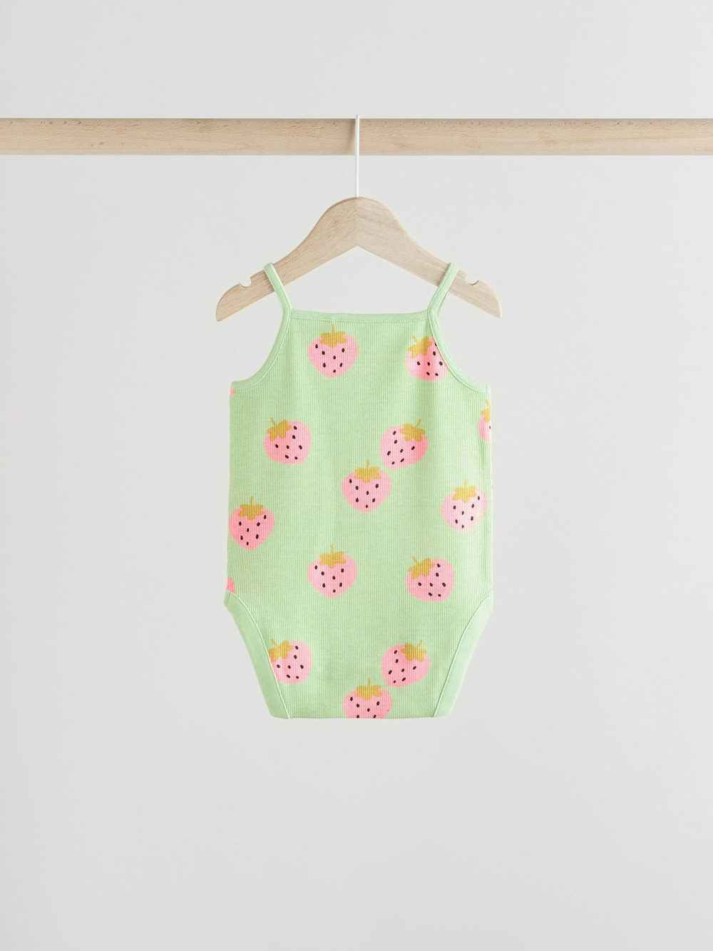 Боди без рукавов для малышей Next E58-050, 5 шт., Салатовый, Розовый, Бежевый