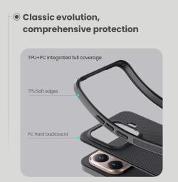 Чехол от Nillkin c поддержкой MagSafe для Xiaomi 15T Pro, серия Super Frosted Shield Pro Magnetic Case