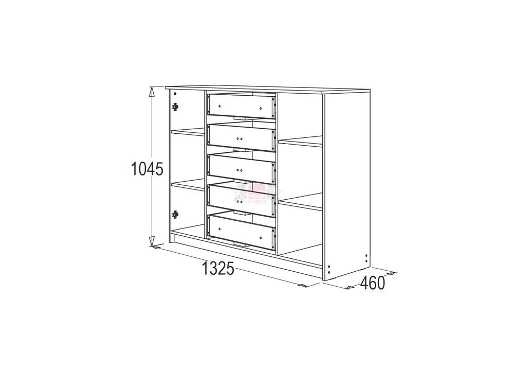 Комод Александра 23 ЛДСП