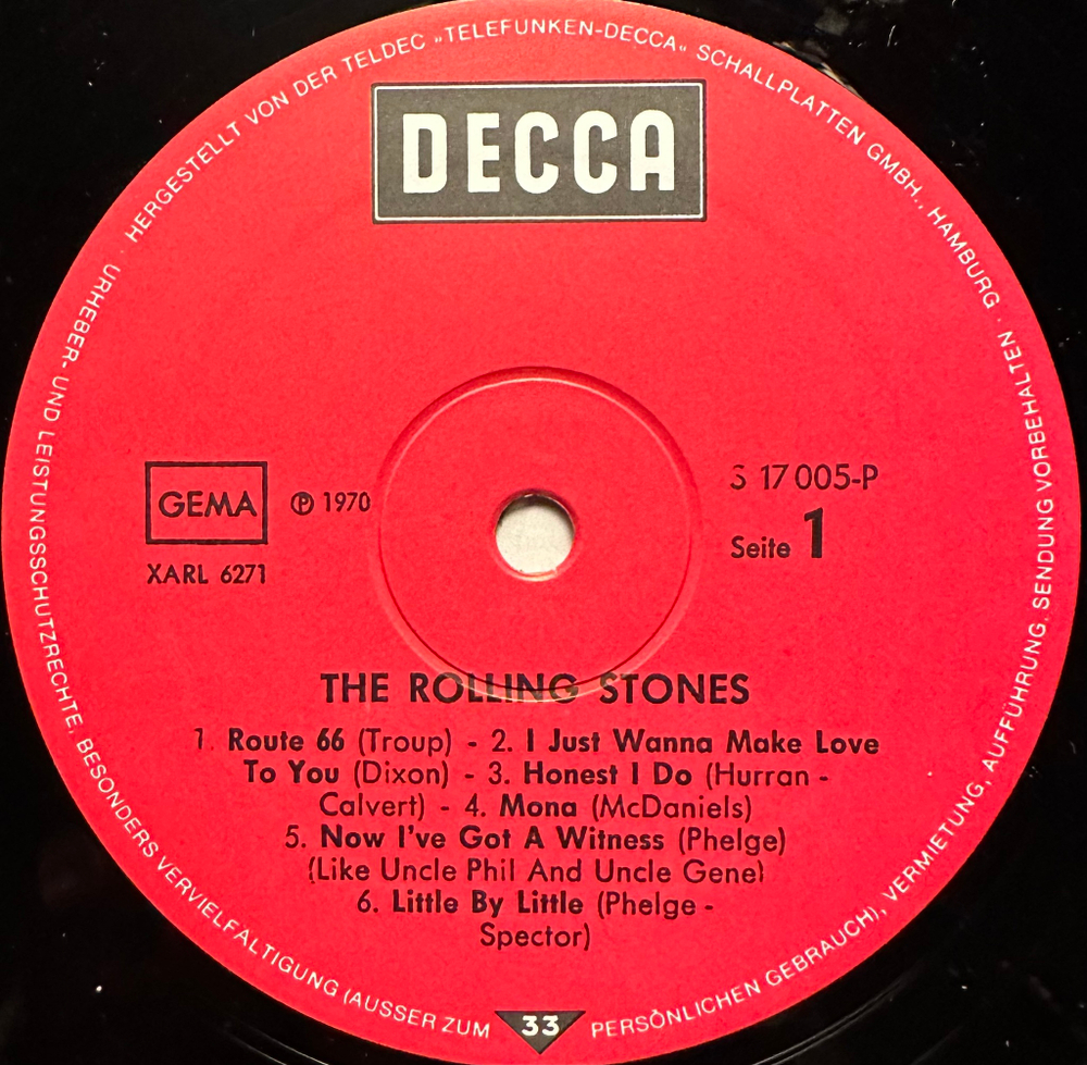 The Rolling Stones - The Rolling Stones (Германия 1973г.)