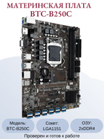 Материнская плата BTC-B250C
